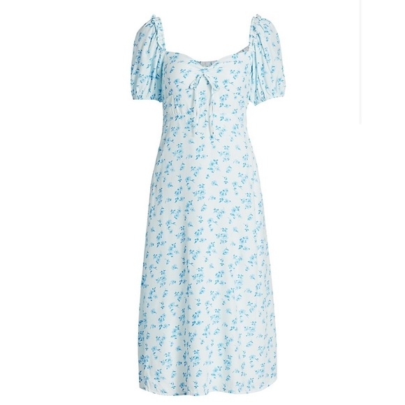 FAITHFULL THE BRAND juniper midi dress freja NWT L - Picture 3 of 11